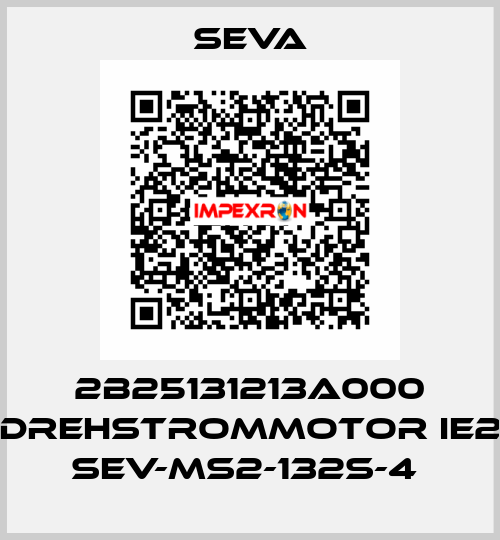 2B25131213A000 DREHSTROMMOTOR IE2 SEV-MS2-132S-4  SEVA