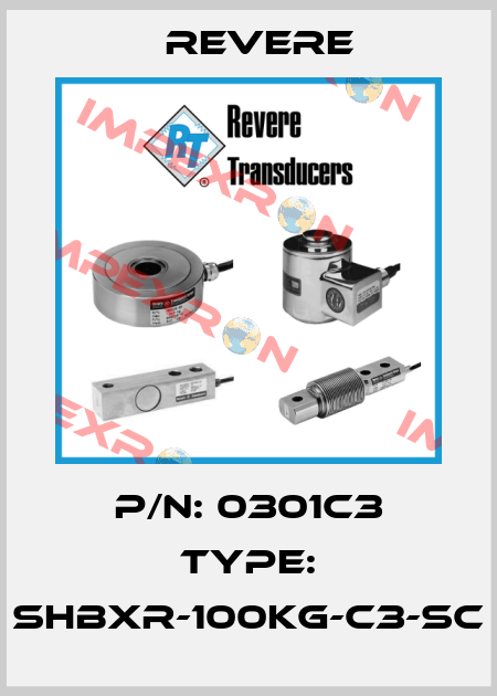 P/N: 0301C3 Type: SHBxR-100kg-C3-SC Revere