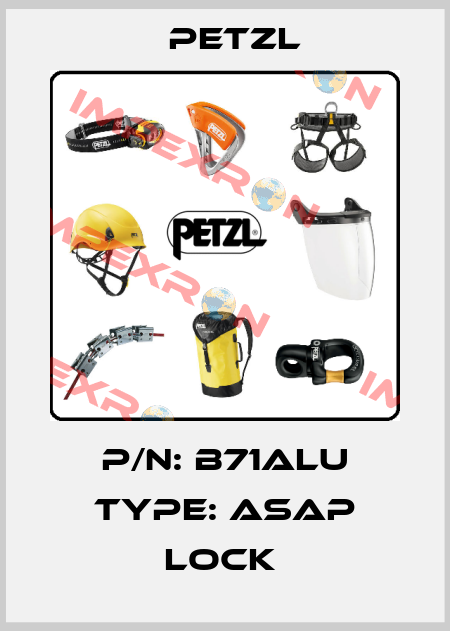 P/N: B71ALU Type: ASAP LOCK  Petzl