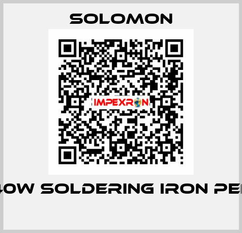 40W SOLDERING IRON PEN  Solomon