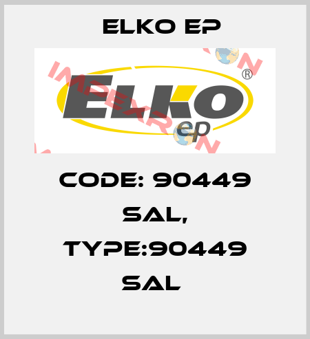 Code: 90449 SAL, Type:90449 SAL  Elko EP