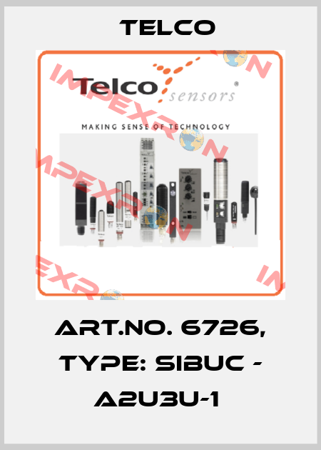 Art.No. 6726, Type: SIBUC - A2U3U-1  Telco