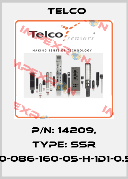 p/n: 14209, Type: SSR 01-10-086-160-05-H-1D1-0.5-J8 Telco