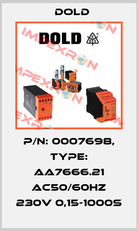 p/n: 0007698, Type: AA7666.21 AC50/60HZ 230V 0,15-1000S Dold