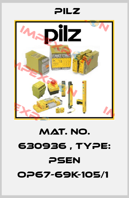 Mat. No. 630936 , Type: PSEN op67-69K-105/1  Pilz