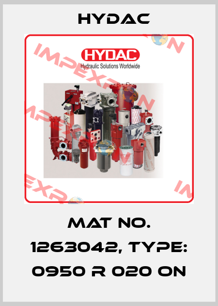 Mat No. 1263042, Type: 0950 R 020 ON Hydac