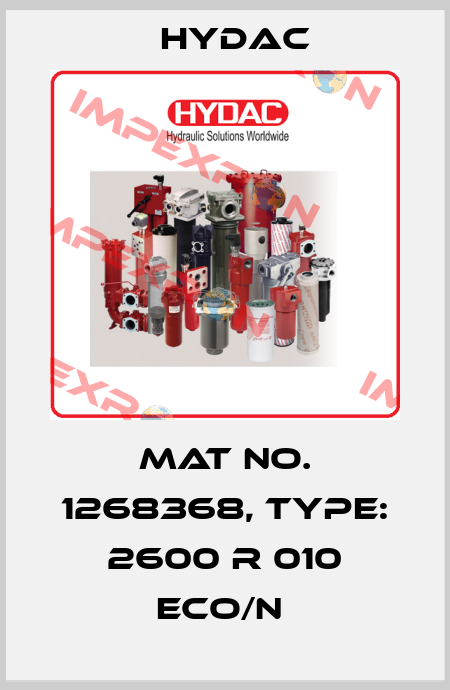 Mat No. 1268368, Type: 2600 R 010 ECO/N  Hydac