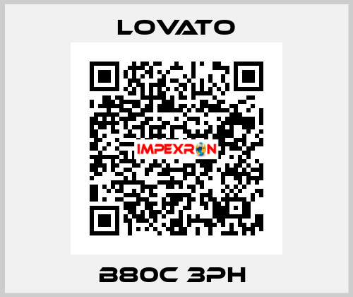 B80C 3PH  Lovato