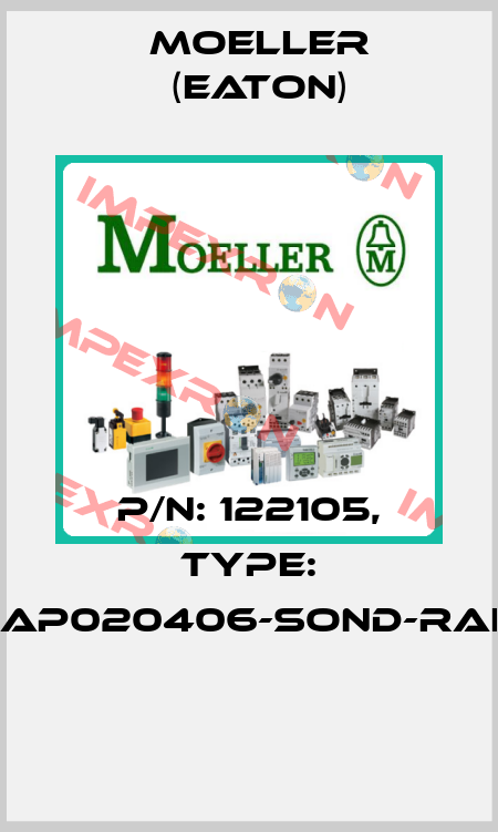 P/N: 122105, Type: XAP020406-SOND-RAL*  Moeller (Eaton)