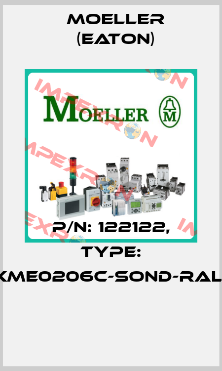 P/N: 122122, Type: XME0206C-SOND-RAL*  Moeller (Eaton)