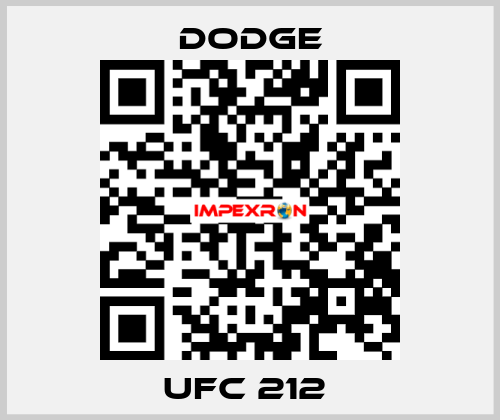 UFC 212  Dodge