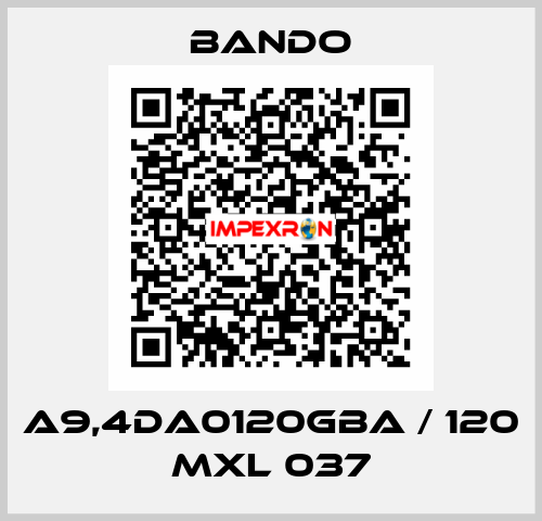 A9,4DA0120GBA / 120 MXL 037 Bando