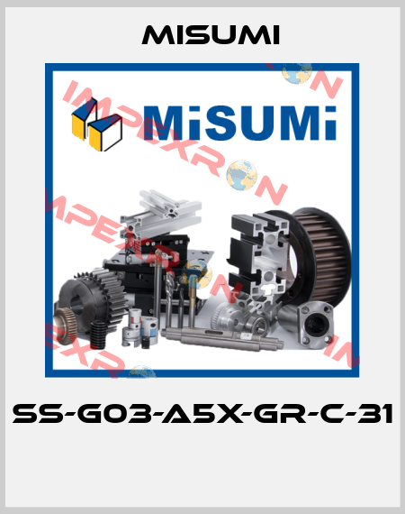 SS-G03-A5X-GR-C-31  Misumi