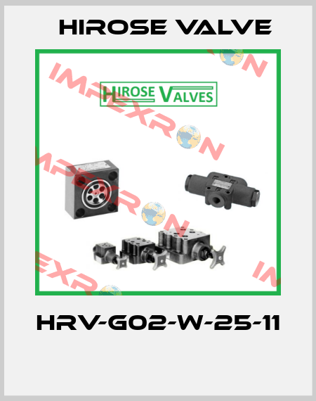 HRV-G02-W-25-11  Hirose Valve