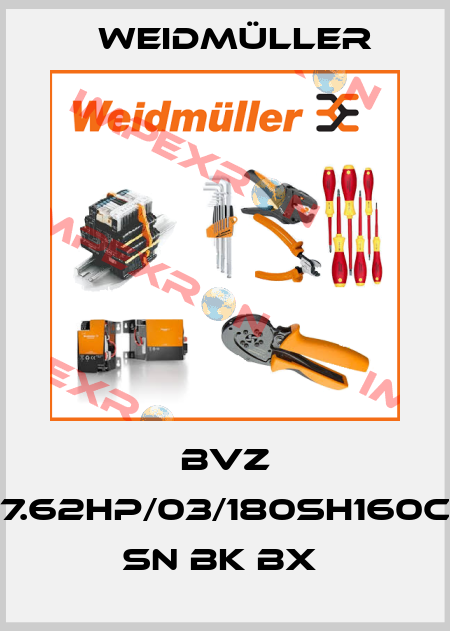 BVZ 7.62HP/03/180SH160C SN BK BX  Weidmüller
