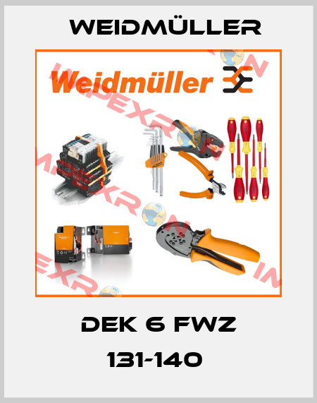 DEK 6 FWZ 131-140  Weidmüller