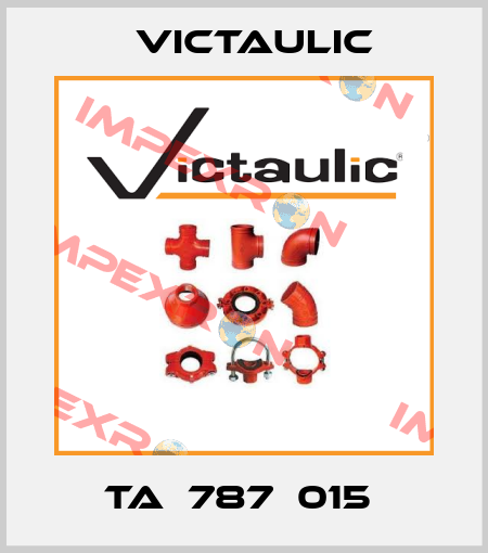 TA‐787‐015  Victaulic