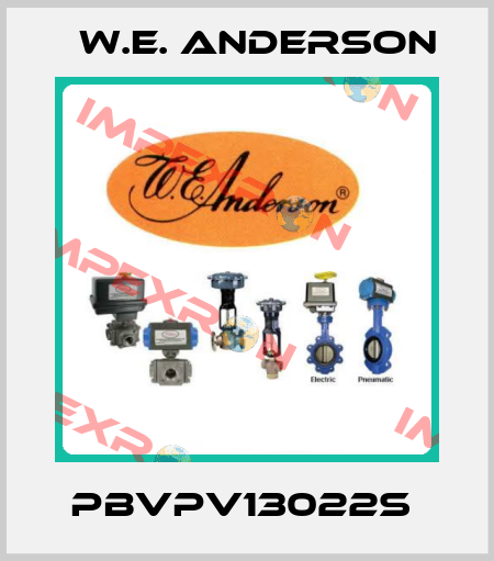 PBVPV13022S  W.E. ANDERSON