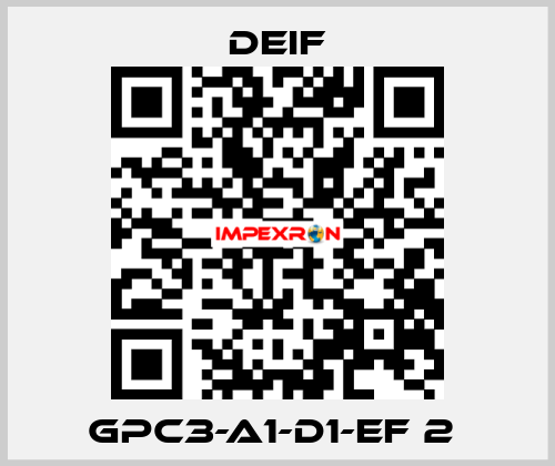 GPC3-A1-D1-EF 2  Deif