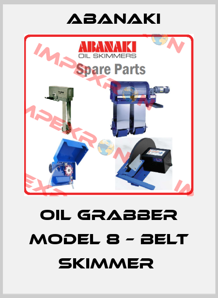 Oil Grabber Model 8 – Belt Skimmer  Abanaki