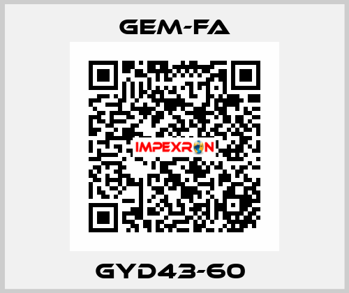 GYD43-60  Gem-Fa