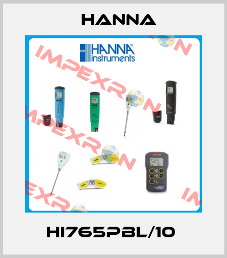 HI765PBL/10  Hanna