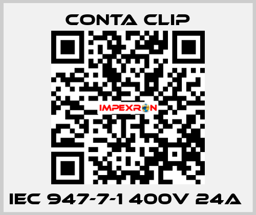 IEC 947-7-1 400V 24A  Conta Clip