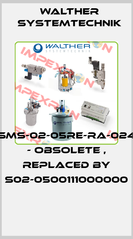 SMS-02-05RE-RA-024 - obsolete , replaced by S02-0500111000000  Walther Systemtechnik