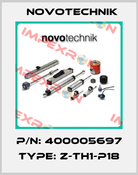 p/n: 400005697 type: Z-TH1-P18 Novotechnik