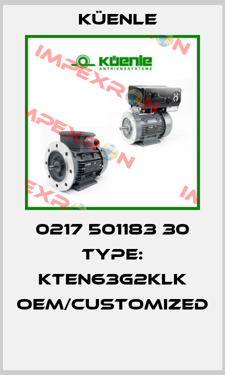 0217 501183 30 Type: KTEN63G2KLK OEM/customized  Küenle