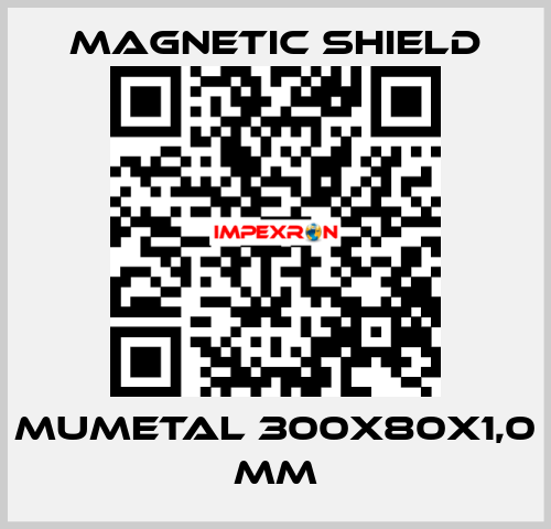 MuMETAL 300x80x1,0 mm Magnetic Shield