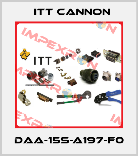 DAA-15S-A197-F0 Itt Cannon