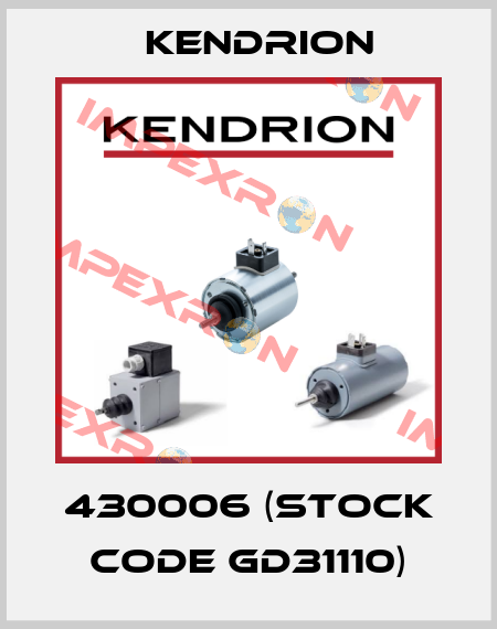 430006 (stock code GD31110) Kendrion