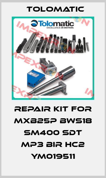 repair kit for MXB25P BWS18 SM400 SDT MP3 BIR HC2 YM019511 Tolomatic