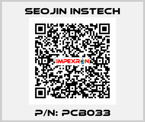 P/N: PCB033 Seojin Instech