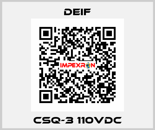 CSQ-3 110VDC Deif
