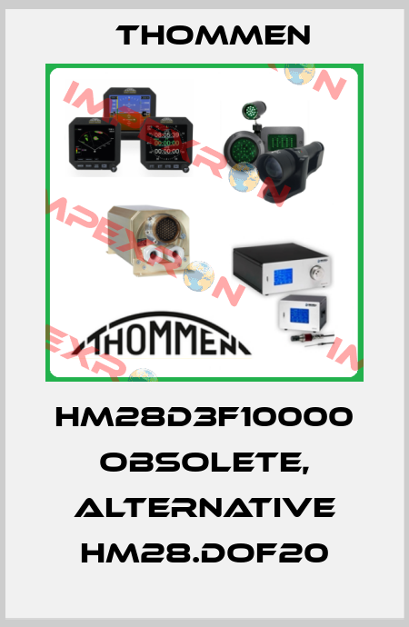 HM28D3F10000 obsolete, alternative HM28.DOF20 Thommen