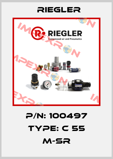 P/N: 100497 Type: C 55 M-SR Riegler