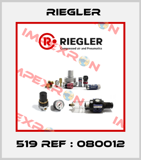 519 Ref : 080012 Riegler