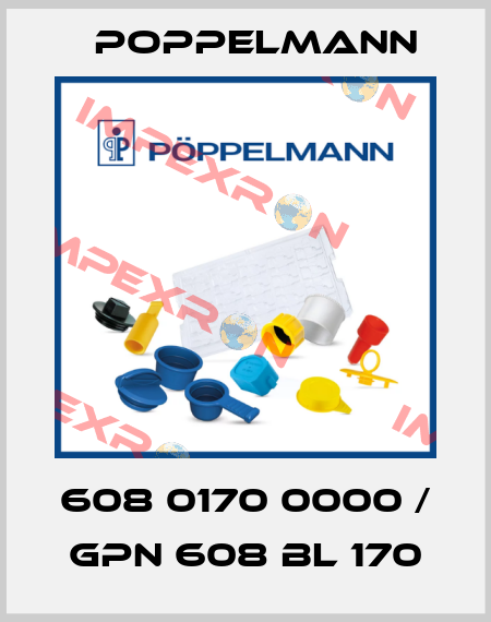 608 0170 0000 / GPN 608 BL 170 Poppelmann