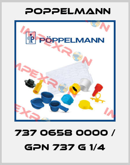 737 0658 0000 / GPN 737 G 1/4 Poppelmann