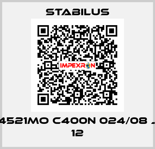 4521MO C400N 024/08 J 12 Stabilus