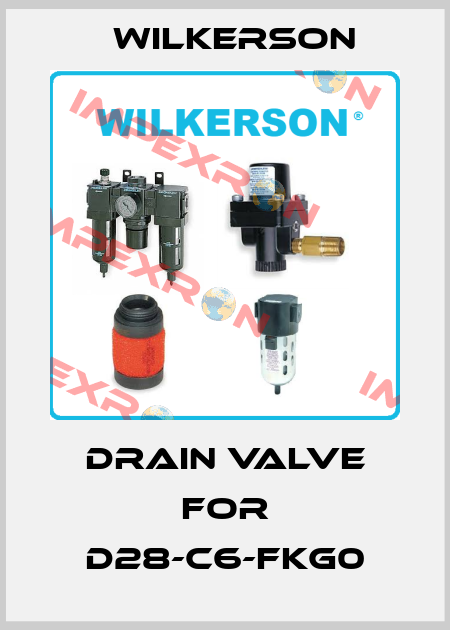 Drain valve for D28-C6-FKG0 Wilkerson