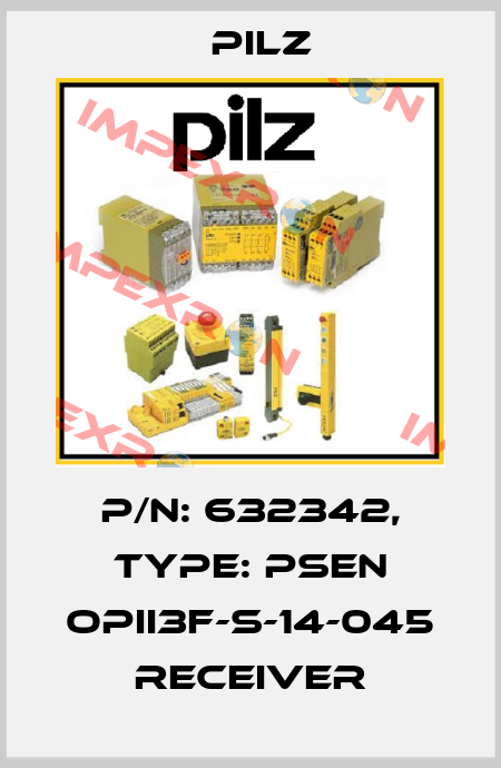 p/n: 632342, Type: PSEN opII3F-s-14-045 receiver Pilz