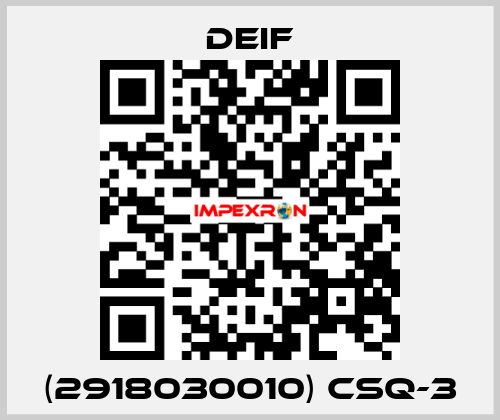 (2918030010) CSQ-3 Deif