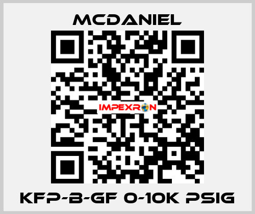 KFP-B-GF 0-10K PSIg McDANIEL