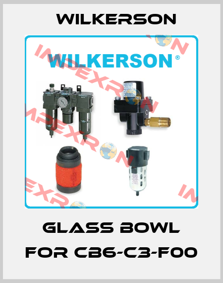 Glass bowl for CB6-C3-F00 Wilkerson