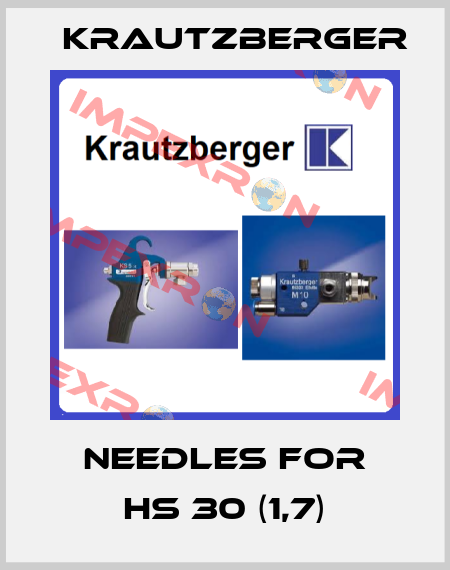 needles for HS 30 (1,7) Krautzberger