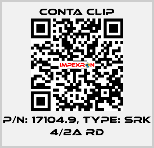 P/N: 17104.9, Type: SRK 4/2A RD Conta Clip