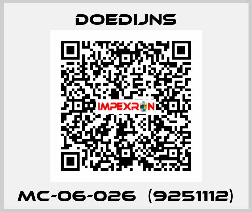 MC-06-026  (9251112) Doedijns